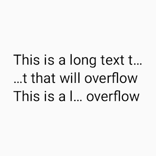 text overflow handling displaying ellipses at the beginning and middle of a text line