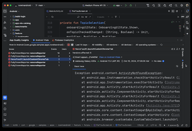 save your frequently used prompts for future use with Gemini in Android Studio