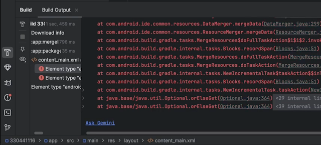 build sync error insights are now avaiable in Android Studio