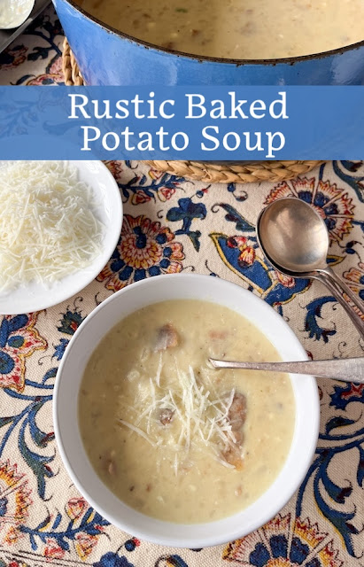 Food Lust People Love: Better than Panera’s, (and so says my mother-in-law) this rustic baked potato soup starts with actual baked potatoes for more flavor and texture. It’s creamy and more-ish!