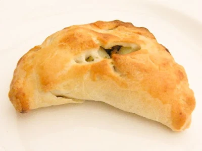 Vegetarian Haggis and Potato Pasties - Step 6 the golden baked pasty